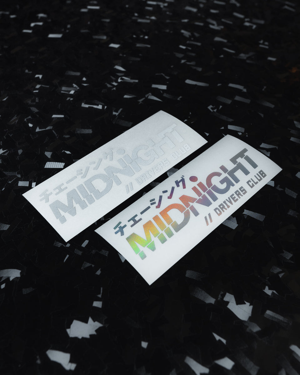 チェーシング MIDNIGHT DRIVERS CLUB VINYL STICKER – Chasing Midnight