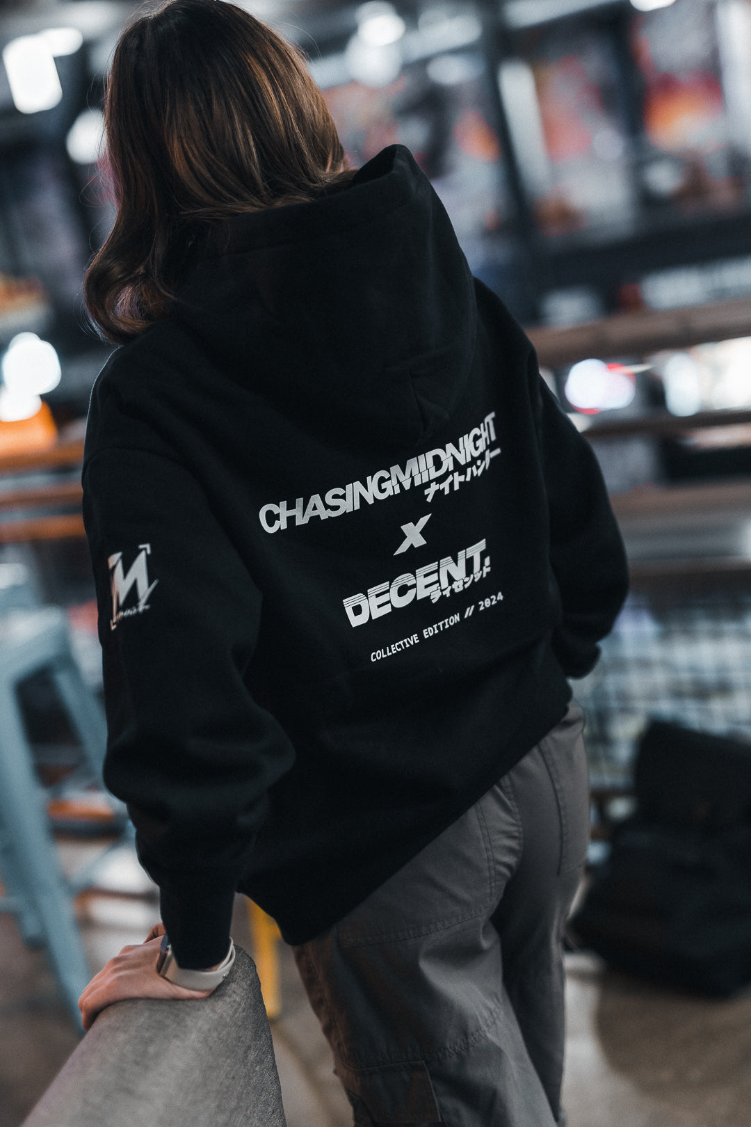 CHASINGMIDNIGHT X DECENT COLLABORATION HOODIE - 2024