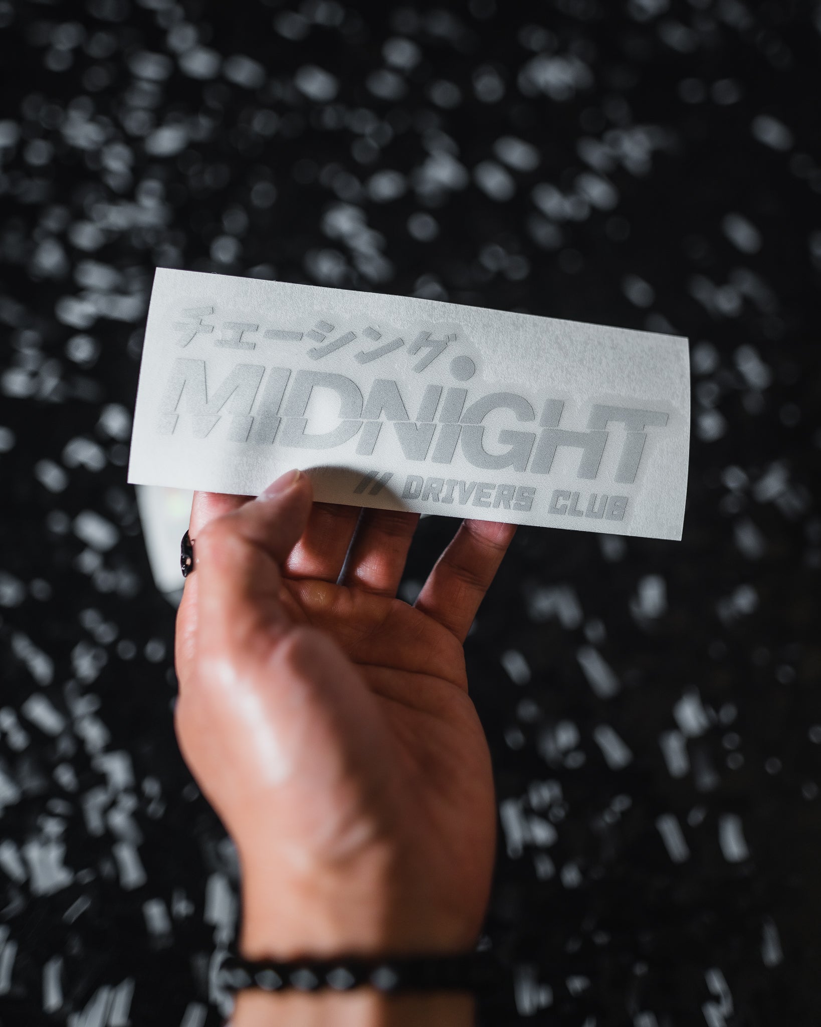 チェーシング MIDNIGHT DRIVERS CLUB VINYL STICKER